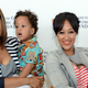 Tia Mowry-Hardrict and Tamera Mowry-Housley with their sons (Jason Kempin/Getty Images)